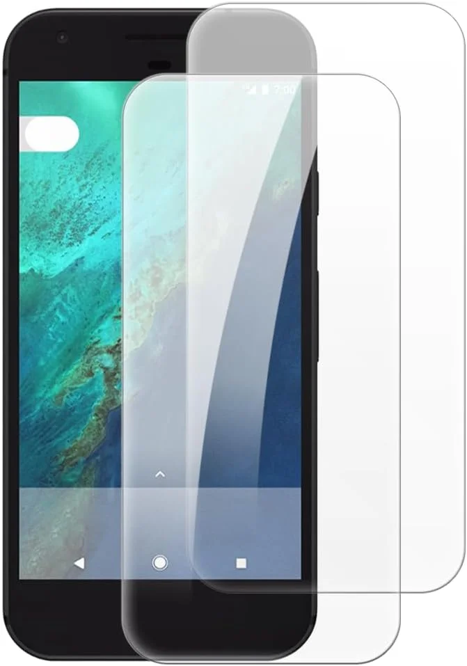 شاین تایم [بسته 2 عددی] محافظ صفحه نمایش شیشه ای حرارت دیده سازگار با گوگل پیکسل XL (5.5 اینچ)، شفاف HD ضد خش بدون حباب سازگار با قاب