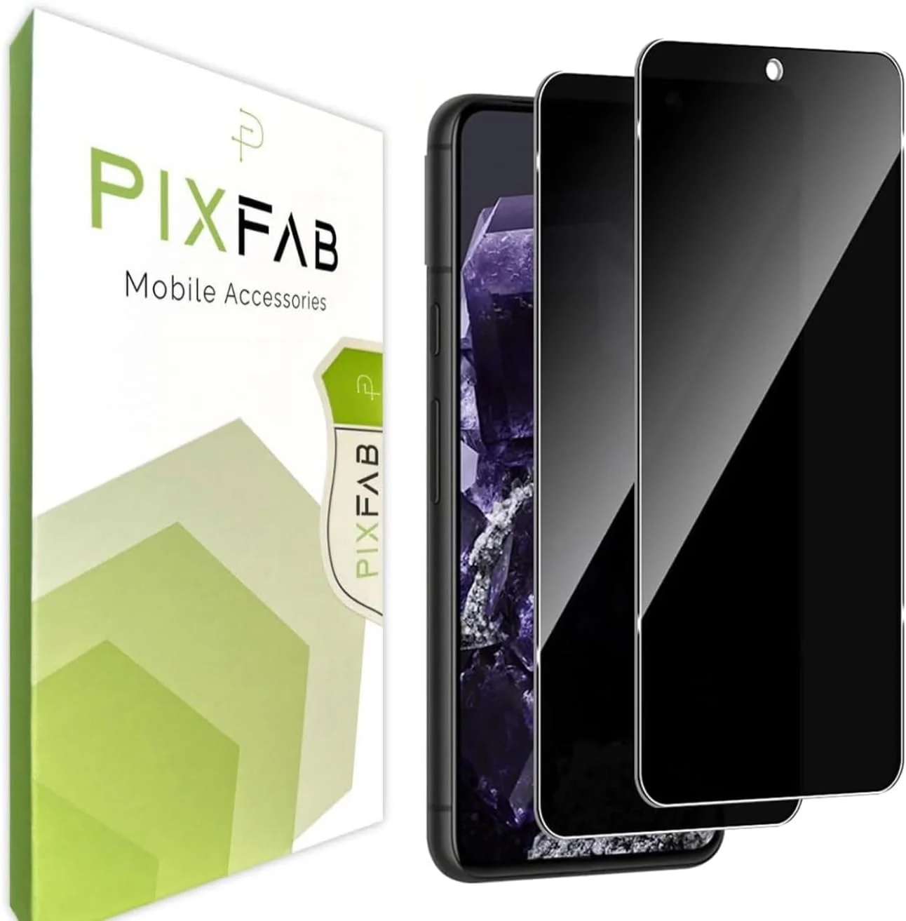 محافظ صفحه نمایش شیشه ای حریم خصوصی برای گوگل پیکسل 10، [ضد جاسوسی] شفاف تمام صفحه سختی 9H، [بادوام] [ضد شکستگی] و شیشه صفحه نمایش مقاوم در برابر خراش - [بسته 2 عددی]