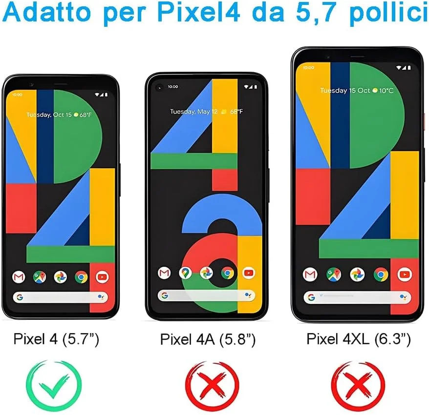محافظ صفحه نمایش شیشه ای حرارت دیده هیگموک مناسب برای گوگل پیکسل 4 (5.7 اینچ)، مقاوم در برابر خراش، بدون حباب، شفاف HD، سختی 9H (نه برای پیکسل 4A / 4XL) [بسته 2 عددی]