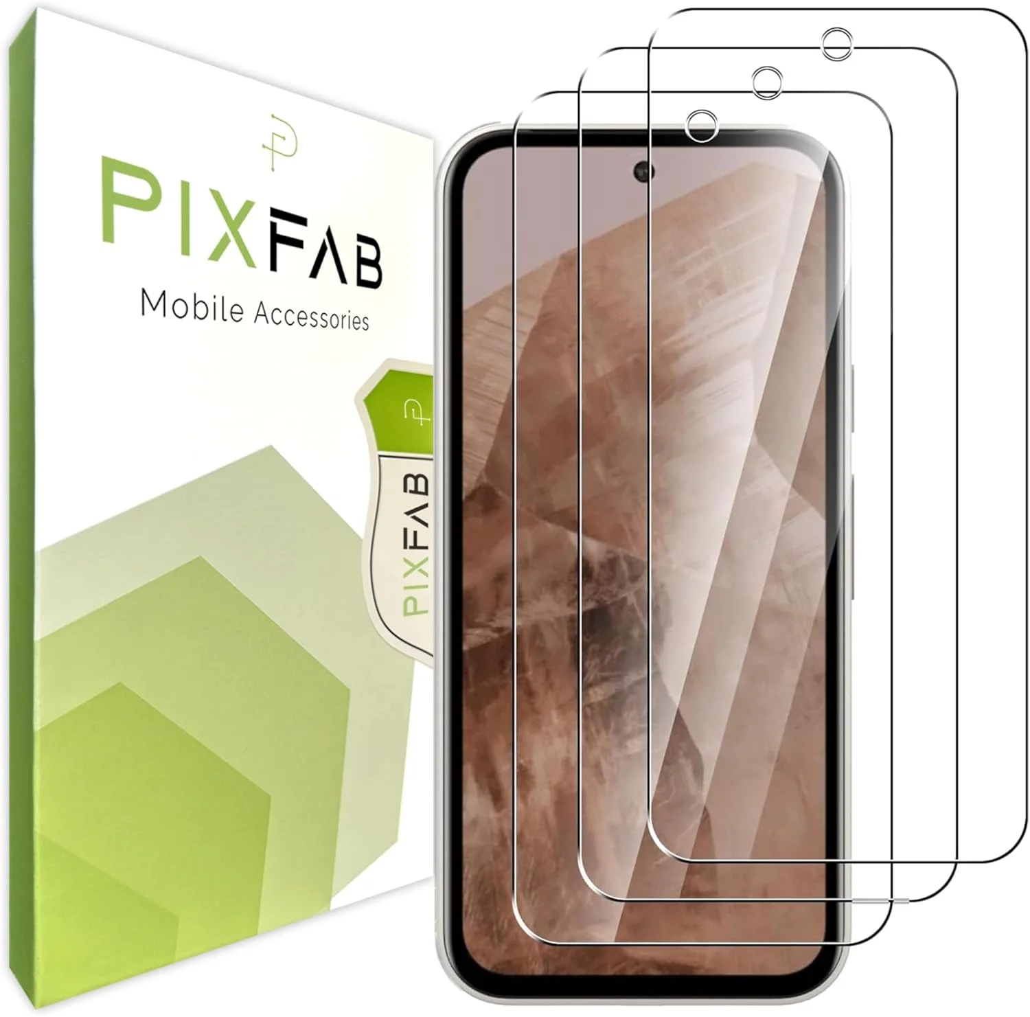 [بسته 3 عددی] محافظ صفحه نمایش شیشه ای حرارت دیده برای گوگل پیکسل 10 پرو ایکس ال، ضد خش و ضد شکستگی، [سازگار با قاب] شفاف HD، محافظ صفحه نمایش شیشه ای حرارت دیده 9H برای گوشی پیکسل 10 پرو ایکس ال