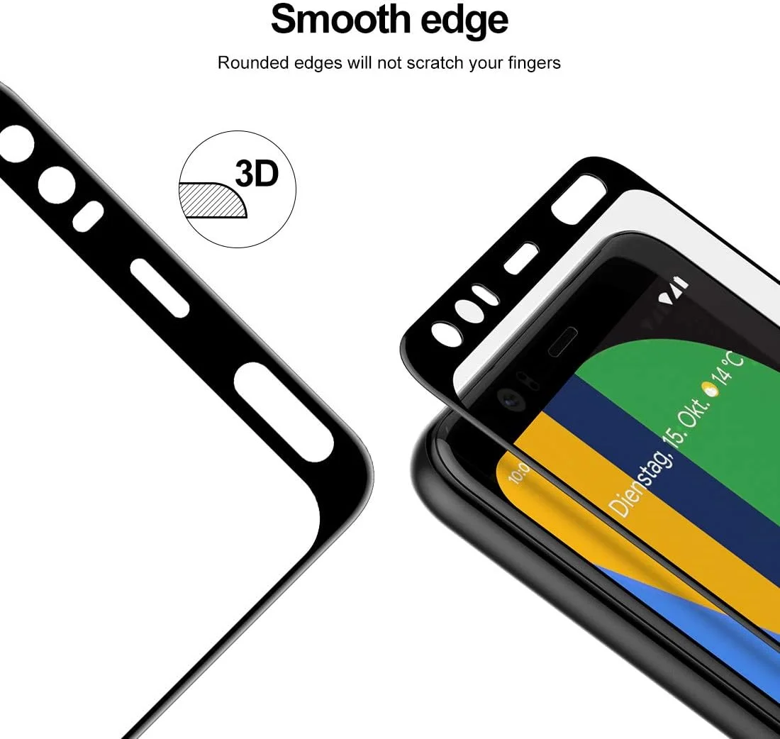 محافظ صفحه نمایش DDJ برای دوربین Google Pixel 4XL، شیشه حرارت دیده Google Pixel 4XL، [وضوح بالا] [بدون حباب] برای Google Pixel 4XL