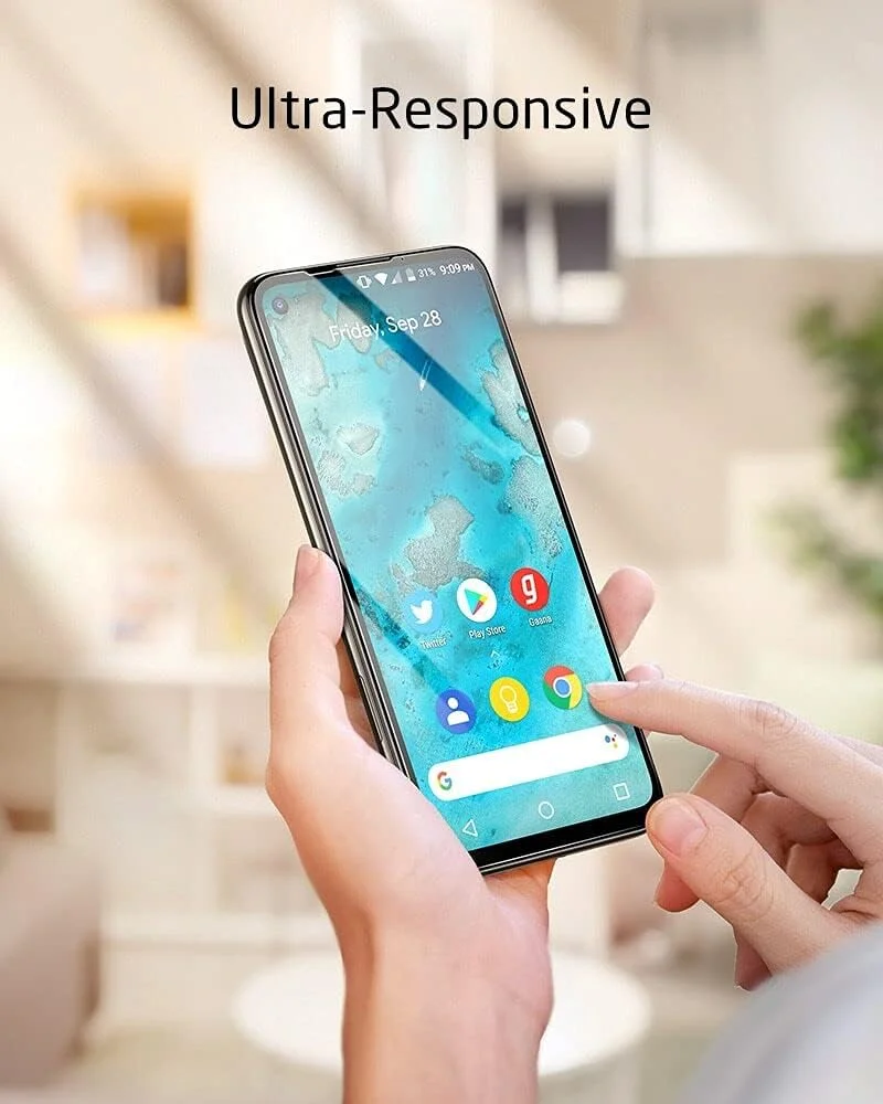 محافظ صفحه نمایش شیشه ای Muzz Google Pixel 4a 5G. پوشش کامل، سختی 9H، محافظ صفحه نمایش شیشه ای حرارت دیده شفاف و مقاوم در برابر خراش برای Google Pixel 4a 5G محافظ صفحه نمایش شیشه ای Muzz Google Pixel 4a 5G. پوشش کامل، سختی 9H، محافظ صفحه نمایش شیشه ای حرارت دیده شفاف و مقاوم در برابر خراش برای Google Pixel 4a 5G