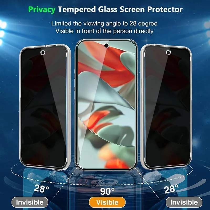 محافظ صفحه نمایش حریم خصوصی Muzz برای گوگل پیکسل 9 پرو فولد، فیلم شیشه ای تمپر شده ضد جاسوسی، سختی 9H، مقاوم در برابر خراش، محافظ صفحه نمایش شیشه ای تمپر شده ضد جاسوسی برای Google Pixel 9 Pro Fold 5G 2024 محافظ صفحه نمایش حریم خصوصی Muzz برای گوگل پیکسل 9 پرو فولد، فیلم شیشه ای تمپر شده ضد جاسوسی، سختی 9H، مقاوم در برابر خراش، محافظ صفحه نمایش شیشه ای تمپر شده ضد جاسوسی برای Google Pixel 9 Pro Fold 5G 2024