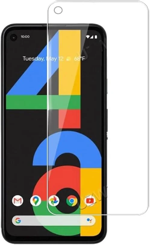 محافظ صفحه نمایش شیشه ای حرارت دیده ضد خش 9H HD برای گوگل پیکسل 4A 4G شفاف
