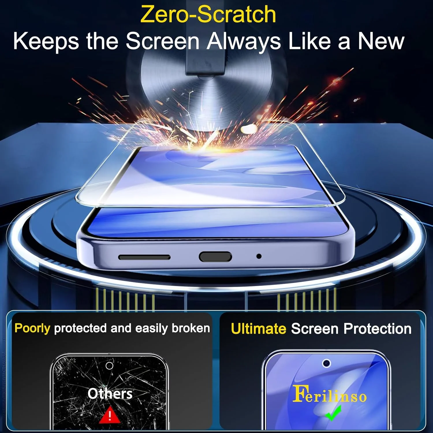 محافظ صفحه نمایش 3 عددی Ferilinso برای Google Pixel 9A، لوازم جانبی سازگار با قاب گوشی شیشه ای حرارت دیده، محافظ صفحه نمایش برای Google Pixel 9A محافظ صفحه نمایش 3 عددی Ferilinso برای Google Pixel 9A، لوازم جانبی سازگار با قاب گوشی شیشه ای حرارت دیده، محافظ صفحه نمایش برای Google Pixel 9A