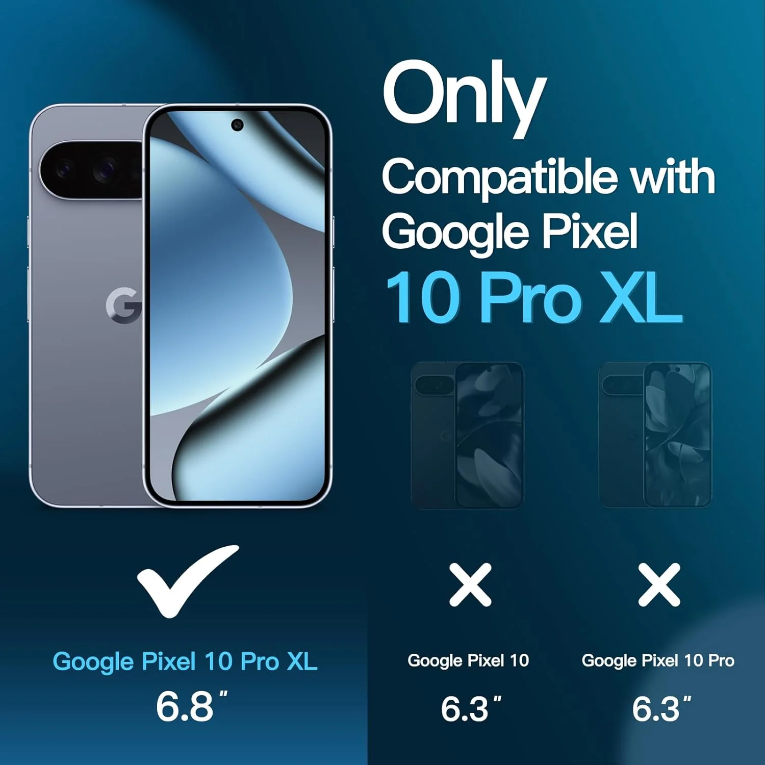 محافظ صفحه نمایش JETech برای گوگل پیکسل 10 پرو XL به همراه محافظ لنز دوربین، ابزار نصب آسان، سازگار با بازگشایی قفل با اثر انگشت، فیلم شیشه ای حرارت دیده، شفافیت HD، 2 عدد در هر بسته محافظ صفحه نمایش JETech برای گوگل پیکسل 10 پرو XL به همراه محافظ لنز دوربین، ابزار نصب آسان، سازگار با بازگشایی قفل با اثر انگشت، فیلم شیشه ای حرارت دیده، شفافیت HD، 2 عدد در هر بسته