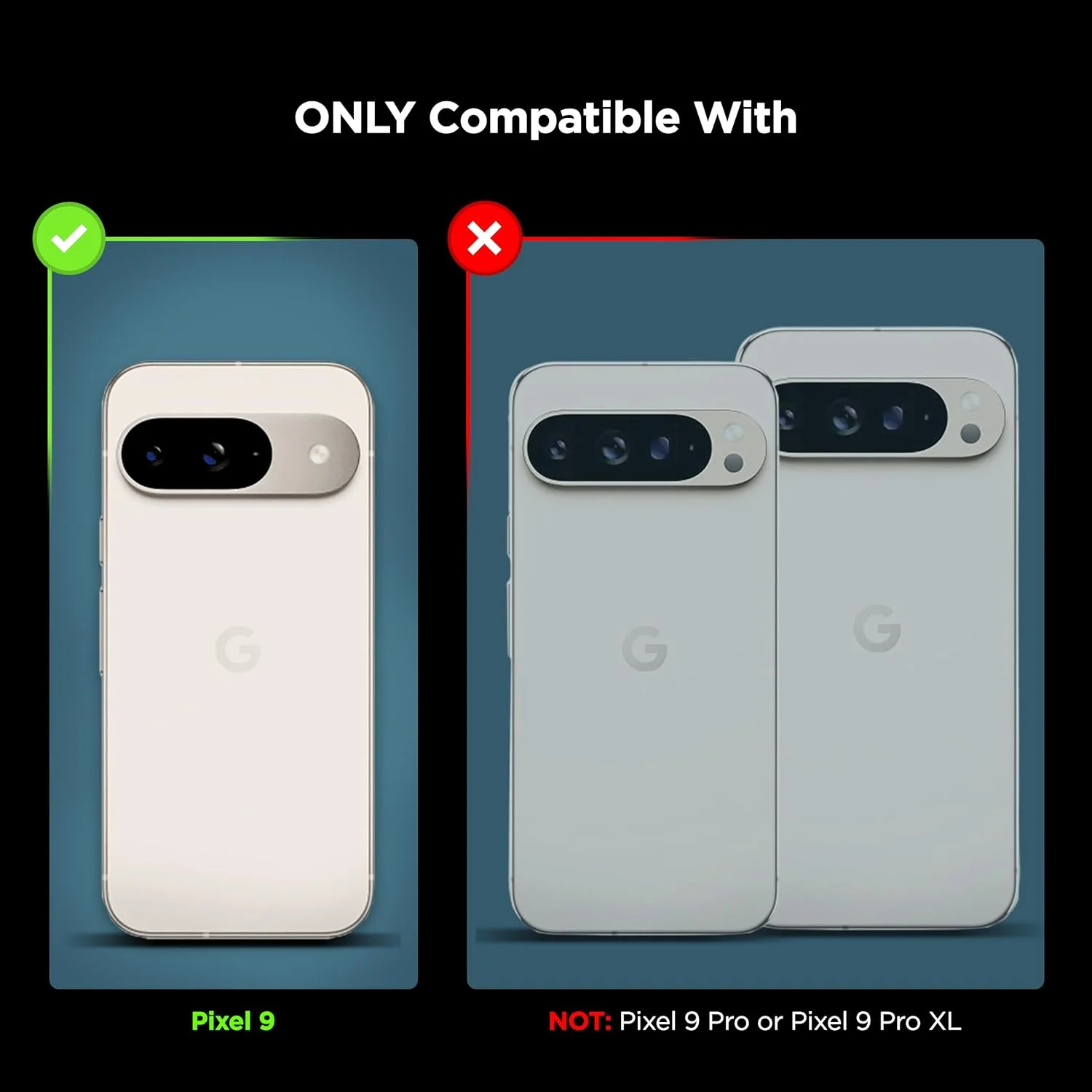 محافظ لنز دوربین و صفحه نمایش magglass برای گوگل پیکسل 9، شیشه حرارت دیده HD با پوشش کامل به همراه اپلیکاتور نصب آسان (فقط برای پیکسل 9، 6.3 اینچ)