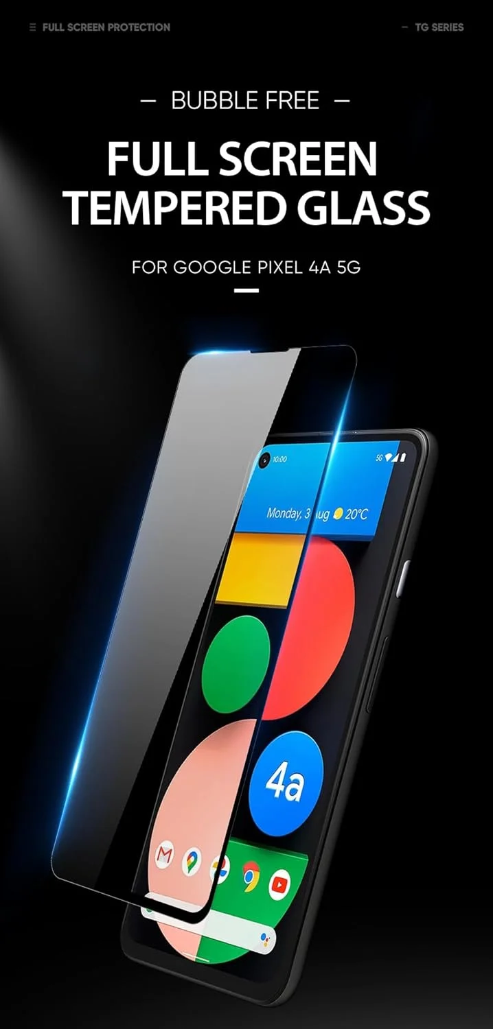 محافظ صفحه نمایش شیشه ای حرارت دیده 10D داکس داکیس طراحی شده برای گوگل پیکسل 4a 5G، شیشه آلومینیوم-سیلیکون 0.33 میلی متری ضد جاسوسی - مشکی (تک عددی) محافظ صفحه نمایش شیشه ای حرارت دیده 10D داکس داکیس طراحی شده برای گوگل پیکسل 4a 5G، شیشه آلومینیوم-سیلیکون 0.33 میلی متری ضد جاسوسی - مشکی (تک عددی)