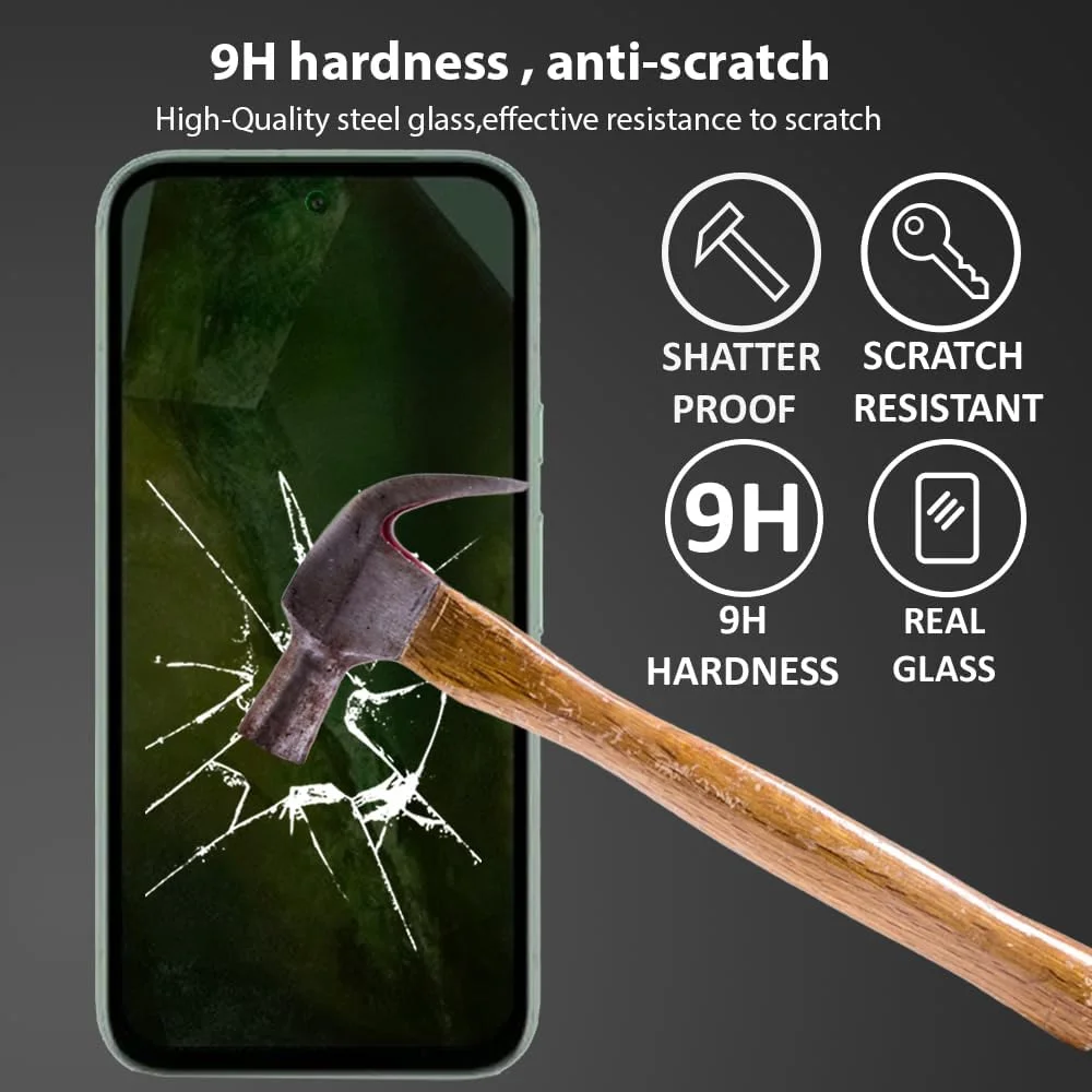 محافظ صفحه نمایش حریم خصوصی الحتروشی سازگار با محافظ صفحه نمایش گوگل پیکسل 8a شیشه حرارت دیده [ضد تابش نور] [پوشش کامل HD] [نصب آسان] [مقاوم در برابر خراش] [سختی 9H]