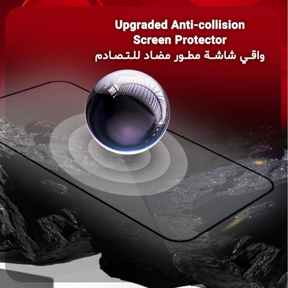 محافظ صفحه نمایش شیشه ای مارگون برای گوگل پیکسل 9 پرو فولد، شیشه حرارت دیده مشکی کناری با سختی 9H و ضد اثر انگشت (Pixel 9 Pro Fold) محافظ صفحه نمایش شیشه ای مارگون برای گوگل پیکسل 9 پرو فولد، شیشه حرارت دیده مشکی کناری با سختی 9H و ضد اثر انگشت (Pixel 9 Pro Fold)