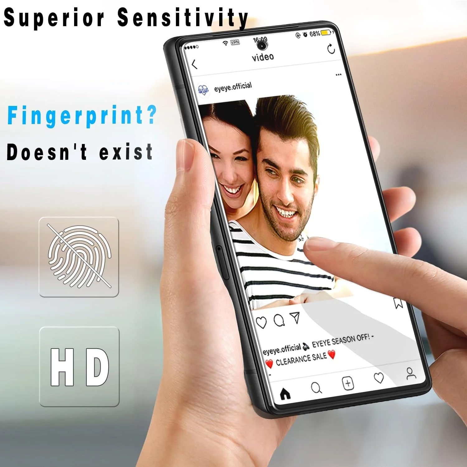 محافظ صفحه نمایش اسلنکو [بسته 3+3] شیشه حرارت دیده برای گوگل پیکسل 7 به همراه محافظ لنز دوربین، پشتیبانی از حسگر اثر انگشت، بدون حباب، ضد خش