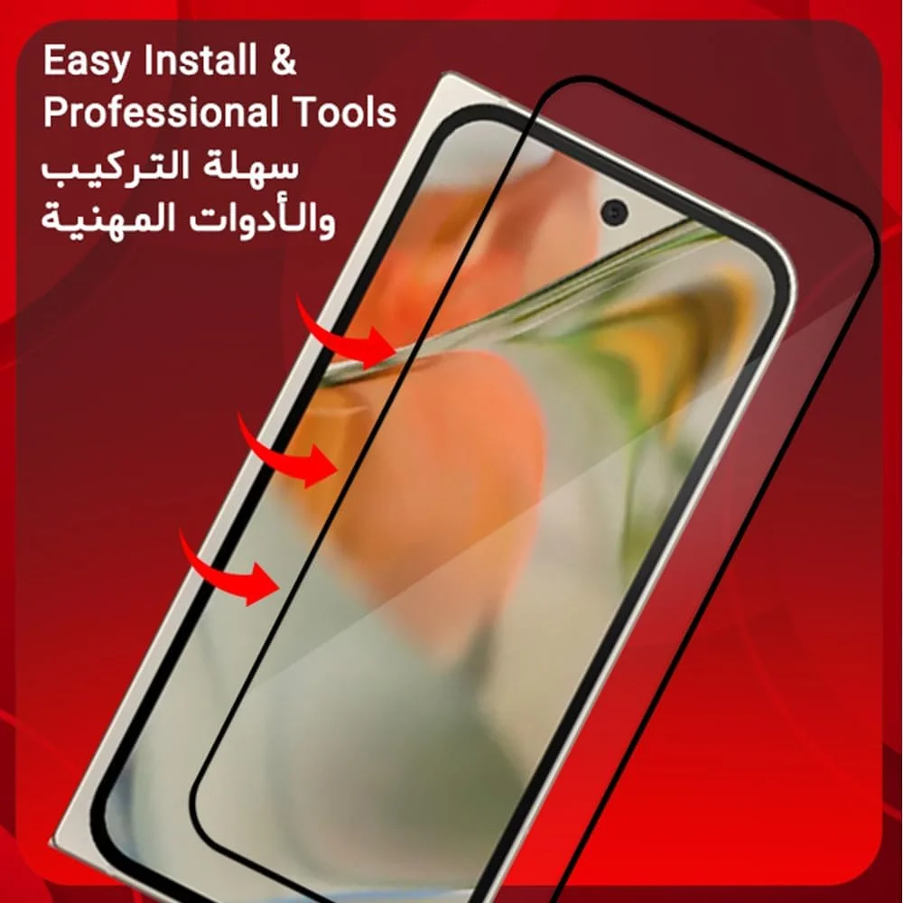 محافظ صفحه نمایش شیشه ای مارگون برای گوگل پیکسل 9 پرو فولد، شیشه حرارت دیده مشکی کناری با سختی 9H و ضد اثر انگشت (Pixel 9 Pro Fold) محافظ صفحه نمایش شیشه ای مارگون برای گوگل پیکسل 9 پرو فولد، شیشه حرارت دیده مشکی کناری با سختی 9H و ضد اثر انگشت (Pixel 9 Pro Fold)