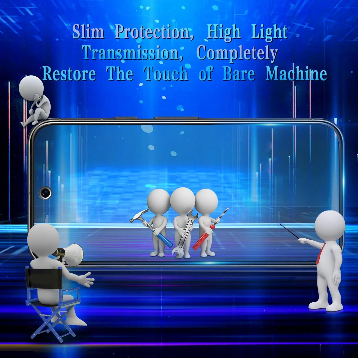 محافظ صفحه نمایش MAYtobe [بسته 2 عددی] شیشه حرارت دیده برای گوگل پیکسل 9 به همراه محافظ لنز دوربین [بسته 2 عددی]، سختی 9H، سازگار با قاب، بدون حباب، ضد خش، نصب آسان