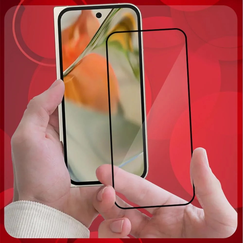 محافظ صفحه نمایش شیشه ای مارگون برای گوگل پیکسل 9 پرو فولد، شیشه حرارت دیده مشکی کناری با سختی 9H و ضد اثر انگشت (Pixel 9 Pro Fold) محافظ صفحه نمایش شیشه ای مارگون برای گوگل پیکسل 9 پرو فولد، شیشه حرارت دیده مشکی کناری با سختی 9H و ضد اثر انگشت (Pixel 9 Pro Fold)