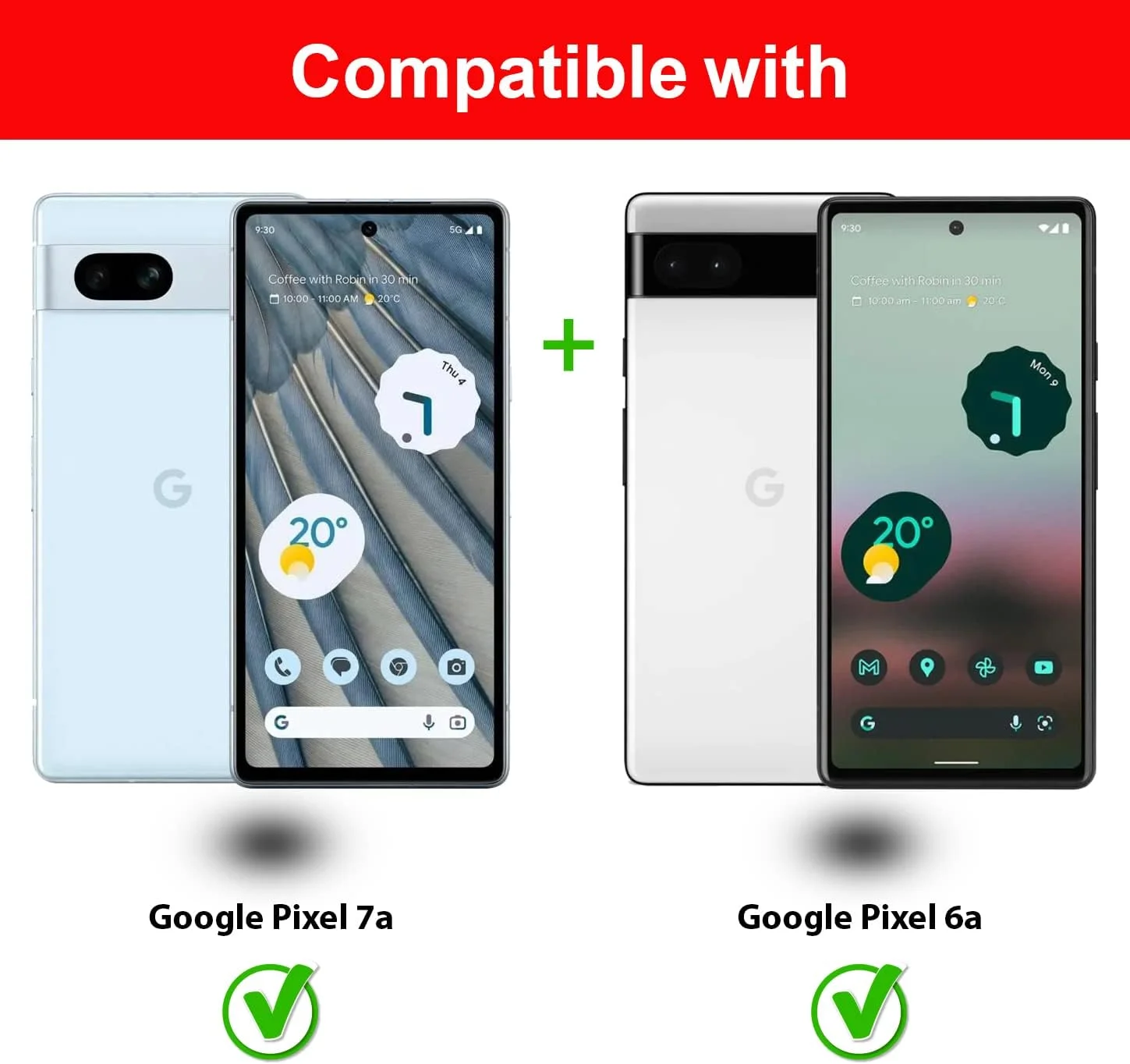 محافظ صفحه نمایش Al-HuTrusHi سازگار با Google Pixel 7a / Google Pixel 6a، شیشه حرارت دیده [ضد تابش نور] [پوشش کامل HD] [نصب آسان] [سختی 9H] [حساس به لمس]…