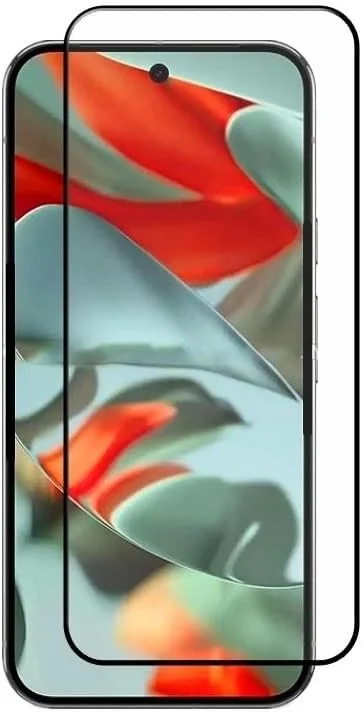 Muzz Google Pixel 9 Screen Protector, Full Glue, Bubble Free, Anti-Scratch, Anti-Fingerprint, 9H Hardness 3D Curved Edge Tempered Glass Screen Protector for Google Pixel 9 2024 5D Black Glass Muzz Google Pixel 9 Screen Protector, Full Glue, Bubble Free, Anti-Scratch, Anti-Fingerprint, 9H Hardness 3D Curved Edge Tempered Glass Screen Protector for Google Pixel 9 2024 5D Black Glass