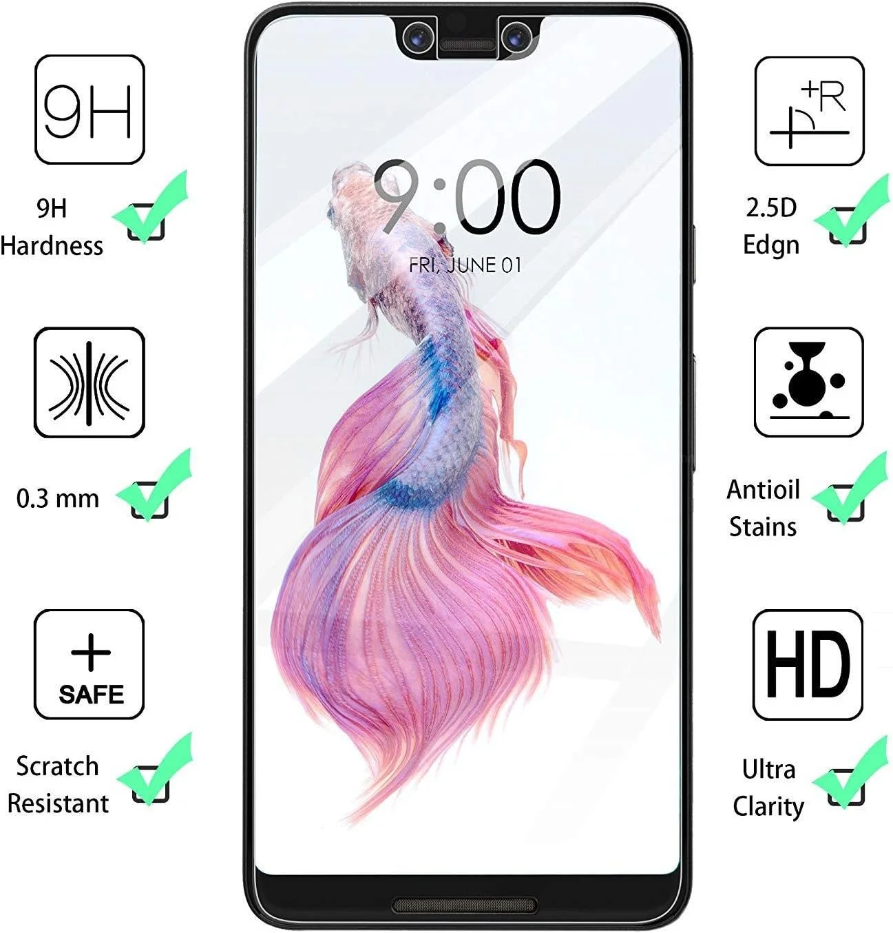 3-Pack Google Pixel 3 XL Screen Protector, Jumpy 9H Hardness Premium Tempered Glass For Pixel 3 XL 3-Pack Google Pixel 3 XL Screen Protector, Jumpy 9H Hardness Premium Tempered Glass For Pixel 3 XL