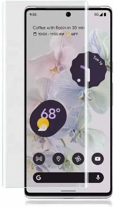 محافظ صفحه نمایش پورتال AE سازگار با UV مناسب برای Google pixel Pixel7pro چسب ژله ای مقاوم در برابر خراش [وضوح HD]