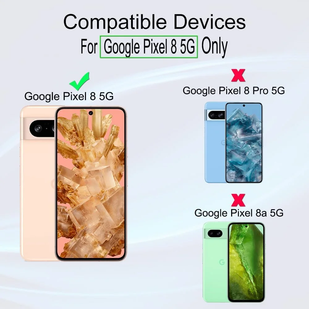 محافظ صفحه نمایش شیشه ای Ibywind برای گوگل پیکسل 8 5G سایز 6.2 اینچ، بسته 2 عددی با سختی 9H، همراه با 1 عدد محافظ پشت فیبر کربن، نصب آسان محافظ صفحه نمایش شیشه ای Ibywind برای گوگل پیکسل 8 5G سایز 6.2 اینچ، بسته 2 عددی با سختی 9H، همراه با 1 عدد محافظ پشت فیبر کربن، نصب آسان