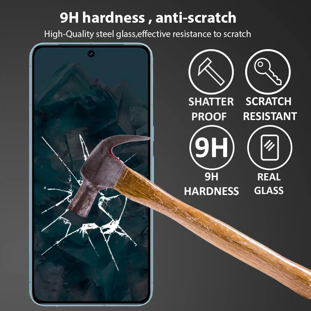 محافظ صفحه نمایش حریم خصوصی الحتروشی سازگار با محافظ صفحه نمایش گوگل پیکسل 8 پرو شیشه حرارت دیده [ضد تابش نور] [پوشش کامل HD] [نصب آسان] [مقاوم در برابر خراش] [سختی 9H]