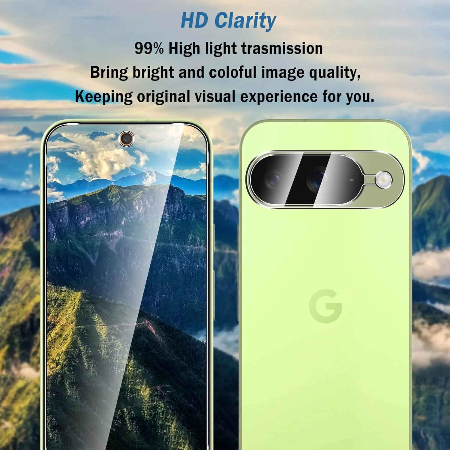 محافظ صفحه نمایش شیشه ای حرارت دیده Natbok (بسته 2+2) برای Google Pixel 10 و محافظ لنز دوربین، سختی 9H، فوق العاده مقاوم، ضد اثر انگشت، بدون حباب، فیلم HD شفاف برای Google 10 محافظ صفحه نمایش شیشه ای حرارت دیده Natbok (بسته 2+2) برای Google Pixel 10 و محافظ لنز دوربین، سختی 9H، فوق العاده مقاوم، ضد اثر انگشت، بدون حباب، فیلم HD شفاف برای Google 10