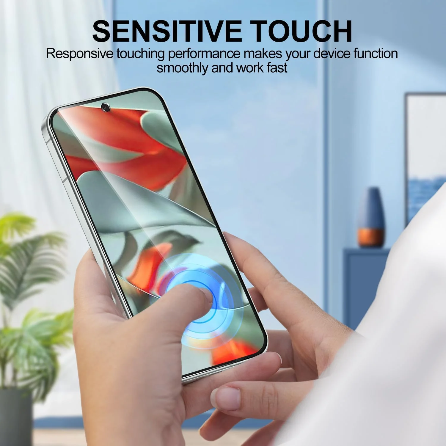 محافظ صفحه نمایش T Tersely [بسته 3 عددی] برای گوگل پیکسل 9 پرو XL 2024 به همراه کیت تراز خودکار، فیلم شیشه ای حرارت دیده بدون حباب پوشش کامل، شفافیت HD