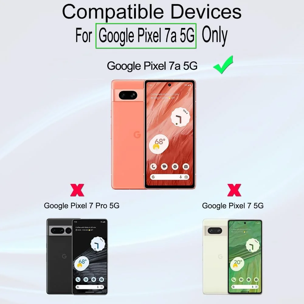 محافظ صفحه نمایش IBYWIND برای گوگل پیکسل 7a 5G (6.1 اینچ)، شامل 2 عدد شیشه حرارت دیده، 1 عدد محافظ لنز دوربین، [حسگر اثر انگشت، نصب آسان]