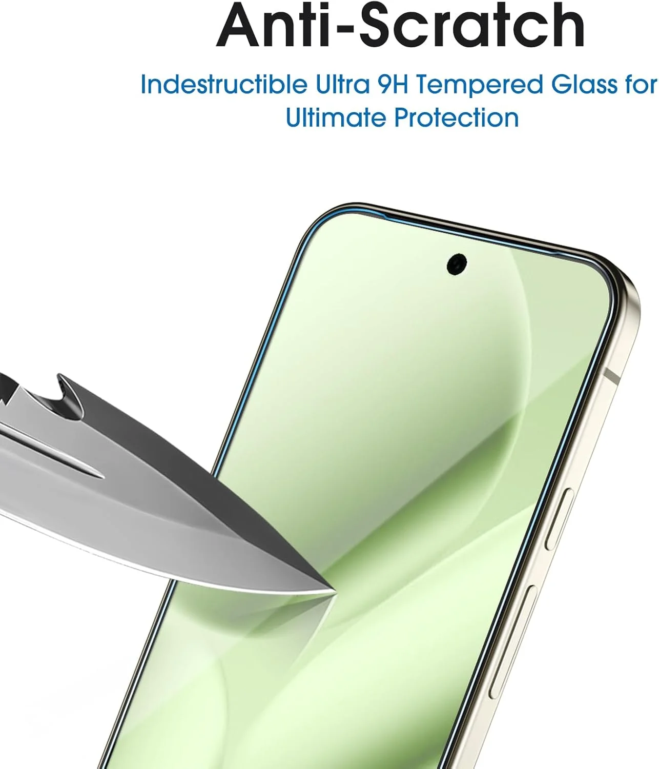 محافظ صفحه نمایش شیشه ای حرارت دیده amFilm [بسته 3 عددی] برای Google Pixel 9 Pro XL 2024، سازگار با اثر انگشت اولتراسونیک، همراه با قاب نصب آسان، ضد خش، بدون حباب، سازگار با قاب گوشی