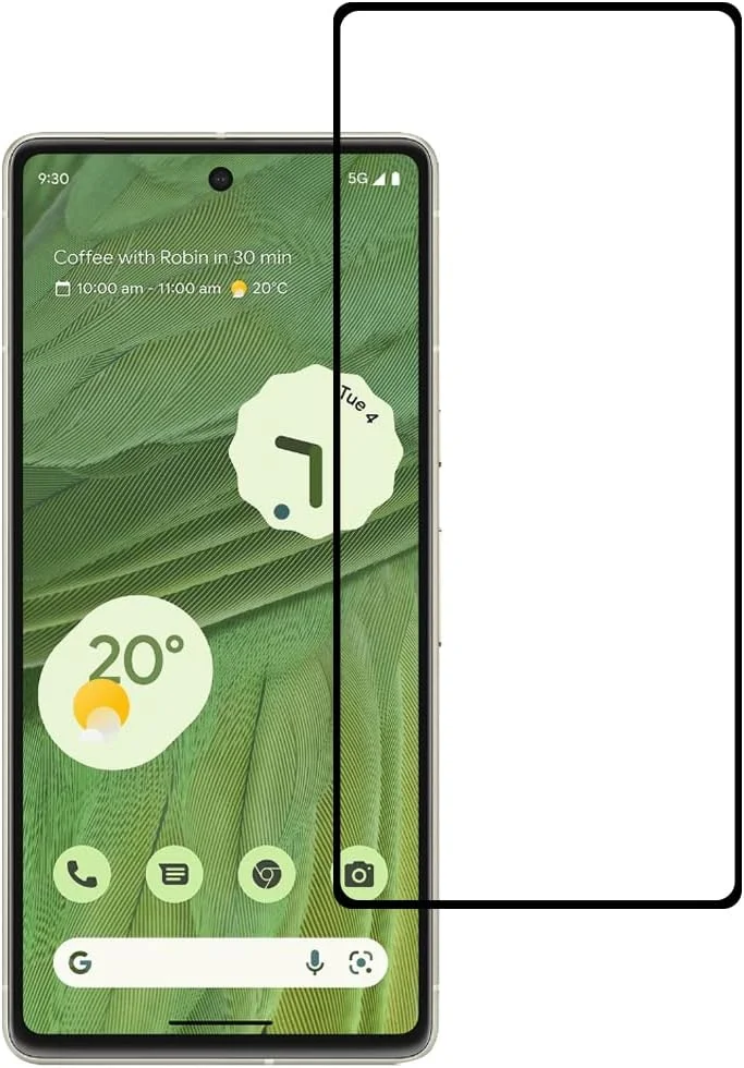محافظ صفحه نمایش Al-HuTrusHi سازگار با محافظ صفحه نمایش Google Pixel 7 شیشه حرارت دیده [ضد تابش نور] [پوشش کامل HD] [نصب آسان] [حساس به لمس] [ضد خرد شدن]…