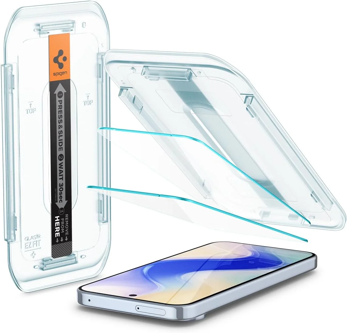 محافظ صفحه نمایش شیشه ای حرارت دیده پریمیوم Spigen GLAStR EZ FIT برای Google Pixel 9 Pro XL | Pixel 10 Pro XL - سازگار با قاب [2 عددی]