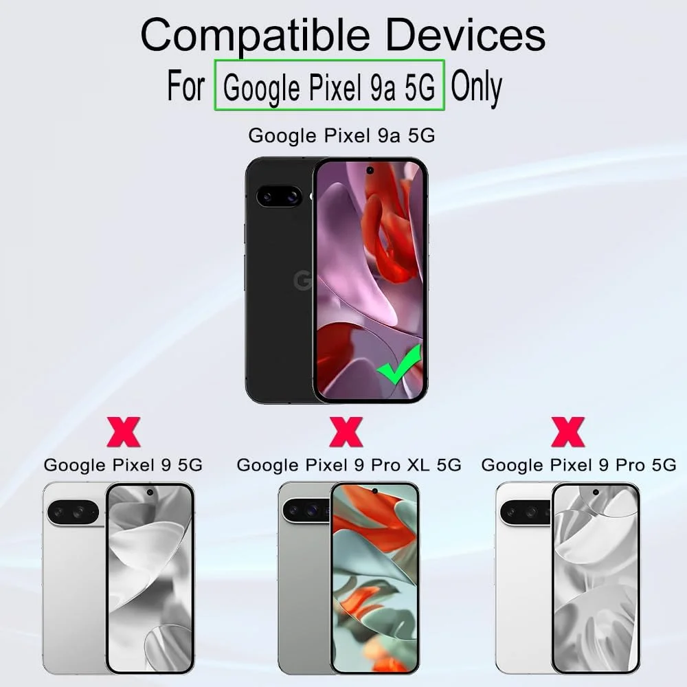 محافظ صفحه نمایش 2 عددی Ibywind برای گوگل پیکسل 9a 5G 6.3 اینچی، شیشه حرارت دیده با سختی 9H، همراه با 1 عدد محافظ لنز دوربین، 1 عدد فیلم فیبر کربنی پشت، نصب آسان محافظ صفحه نمایش 2 عددی Ibywind برای گوگل پیکسل 9a 5G 6.3 اینچی، شیشه حرارت دیده با سختی 9H، همراه با 1 عدد محافظ لنز دوربین، 1 عدد فیلم فیبر کربنی پشت، نصب آسان