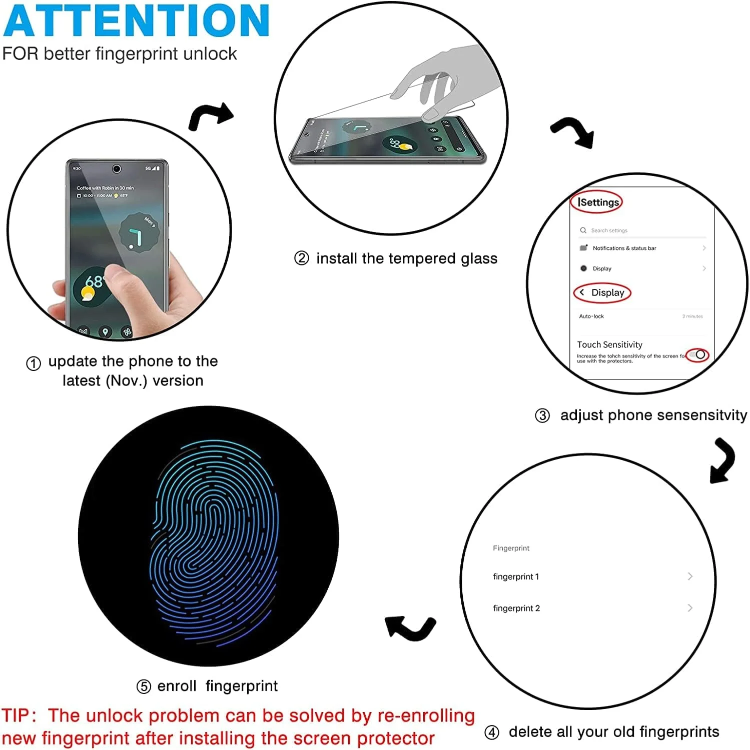 محافظ صفحه نمایش شیشه ای حرارت دیده T Tersely [بسته 3+3 عددی] برای گوگل پیکسل 9 به همراه محافظ لنز دوربین و قاب تراز نصب، سازگار با قاب، شفاف HD - 3 عدد در هر بسته