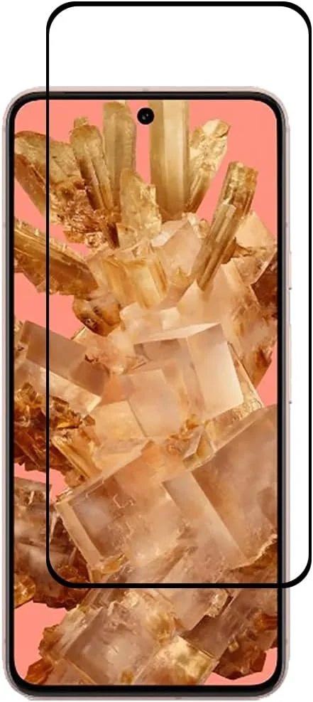 محافظ صفحه نمایش Al-HuTrusHi سازگار با Google Pixel 8، محافظ صفحه نمایش شیشه ای حرارت دیده [ضد تابش نور] [پوشش کامل HD] [نصب آسان] [سختی 9H]