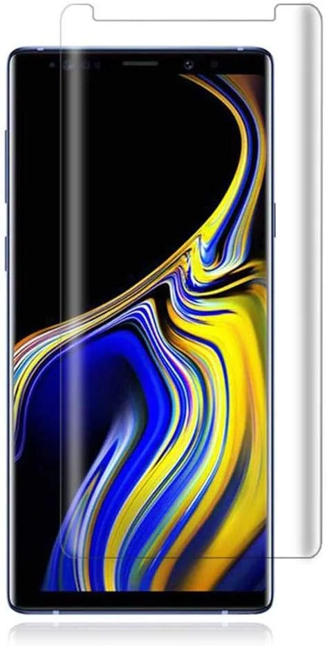 محافظ صفحه نمایش شیشه ای حرارت دیده خمیده سامسونگ گلکسی نوت 9 - شفاف