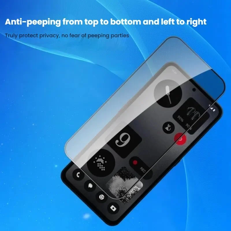 محافظ صفحه نمایش حریم خصوصی Gruattreay سازگار با Nothing CMF Phone 2 Pro، یک ورق فیلم سخت شده با ویژگی های ضد اثر انگشت و ضد خش