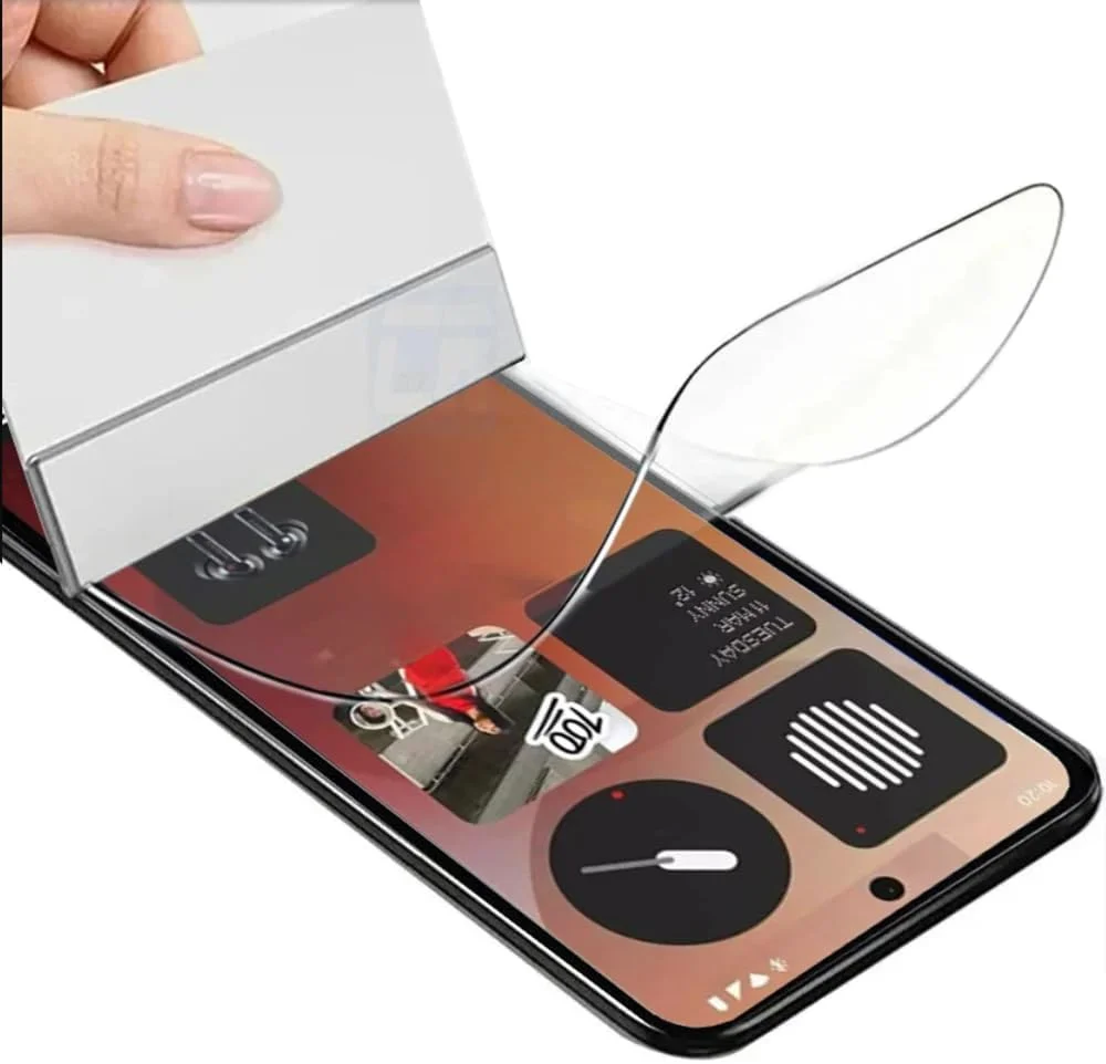 محافظ صفحه نمایش هیدروژل ضد گرد و غبار Yiranzix برای ناتینگ CMF Phone 2 Pro/Phone (3a) / (3a) Pro 6.77 اینچ، فیلم ژله ای TPU، محافظ صفحه نمایش انعطاف پذیر HD شفاف، بازگشایی قفل اثر انگشت، فوق العاده نازک، بسته 2 عددی