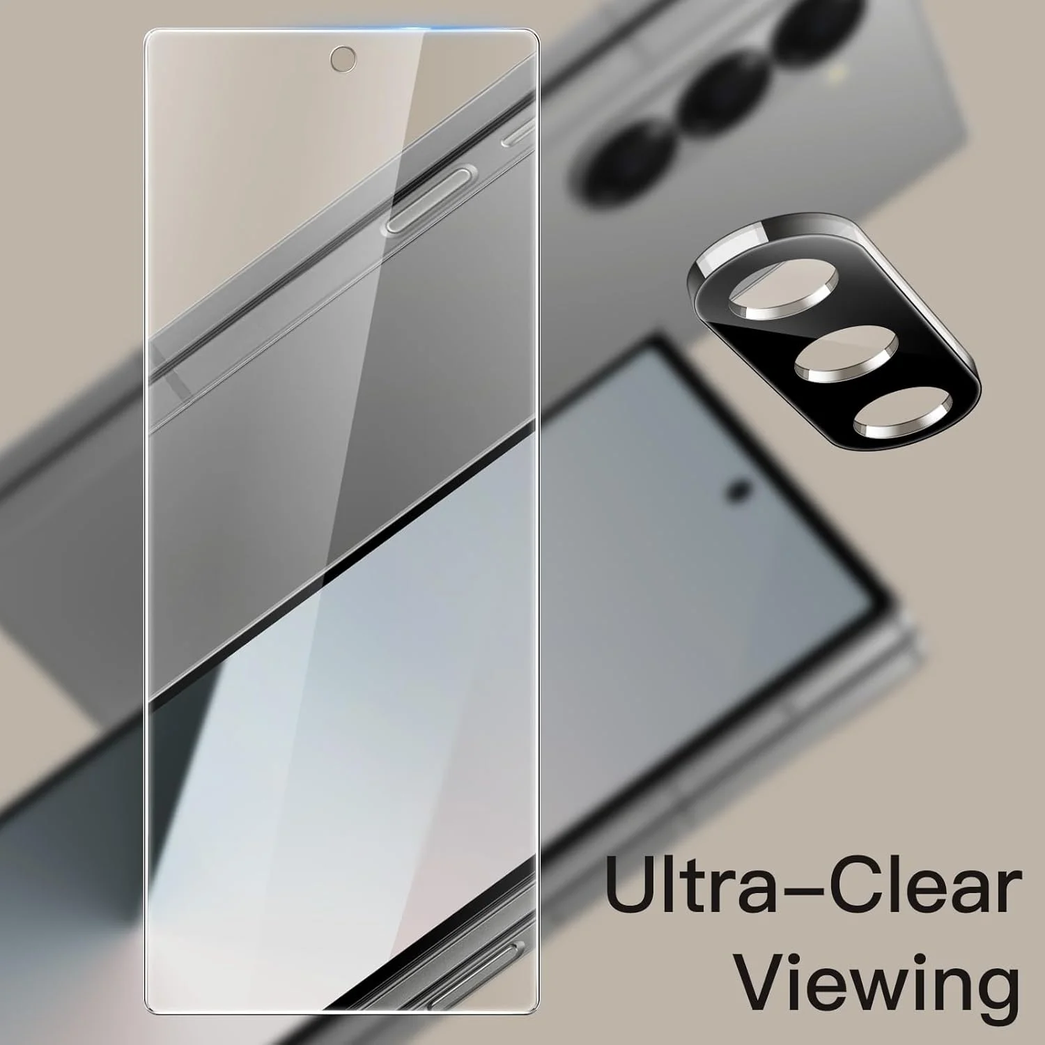 محافظ صفحه نمایش جلویی JETech برای گوشی سامسونگ گلکسی زد فولد 6 به همراه محافظ لنز دوربین، ابزار نصب آسان، فیلم شیشه ای حرارت دیده 9H، ضد خش، شفافیت HD، 2 عدد در هر بسته محافظ صفحه نمایش جلویی JETech برای گوشی سامسونگ گلکسی زد فولد 6 به همراه محافظ لنز دوربین، ابزار نصب آسان، فیلم شیشه ای حرارت دیده 9H، ضد خش، شفافیت HD، 2 عدد در هر بسته