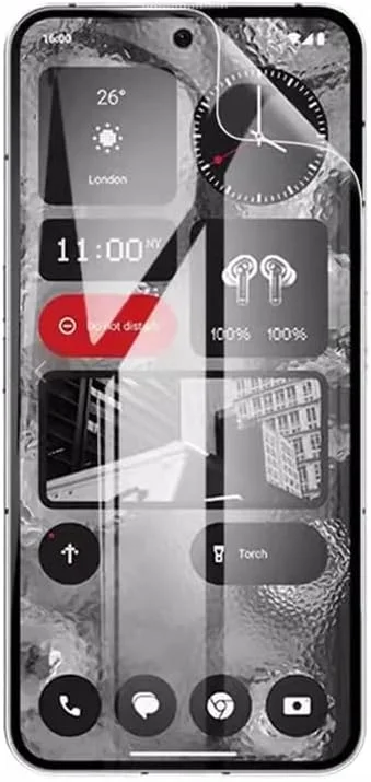 محافظ صفحه نمایش هیدروژل ضد گرد و غبار Yiranzix برای ناتینگ فون (3) 5G سایز 6.67 اینچ، فیلم ژله ای TPU محافظ صفحه نمایش انعطاف پذیر HD شفاف، بازگشایی قفل اثر انگشت، فوق العاده نازک، بسته 2 عددی