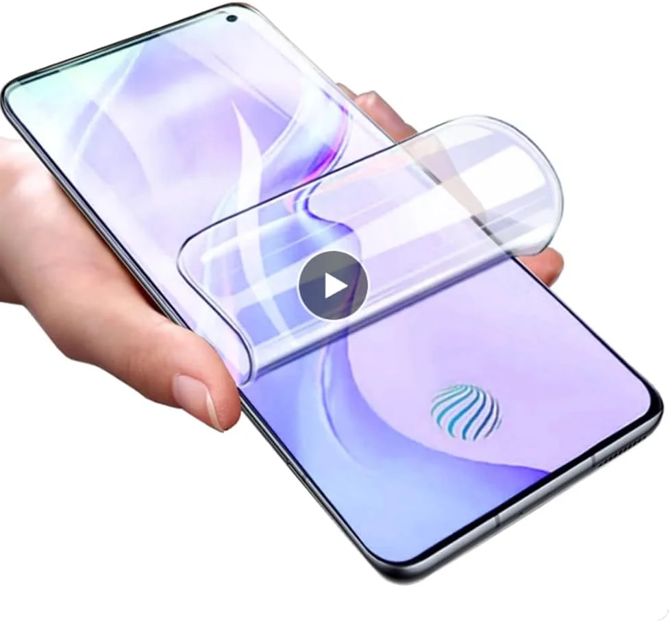 فیلم هیدروژل با حساسیت بالا Renwox، دو عدد، مناسب برای گوشی Nothing Phone (2) 5G 6.7 اینچ، محافظ صفحه نمایش شفاف HD انعطاف پذیر، ضد انفجار، باز کردن قفل با اثر انگشت، فیلم هیدرولیک