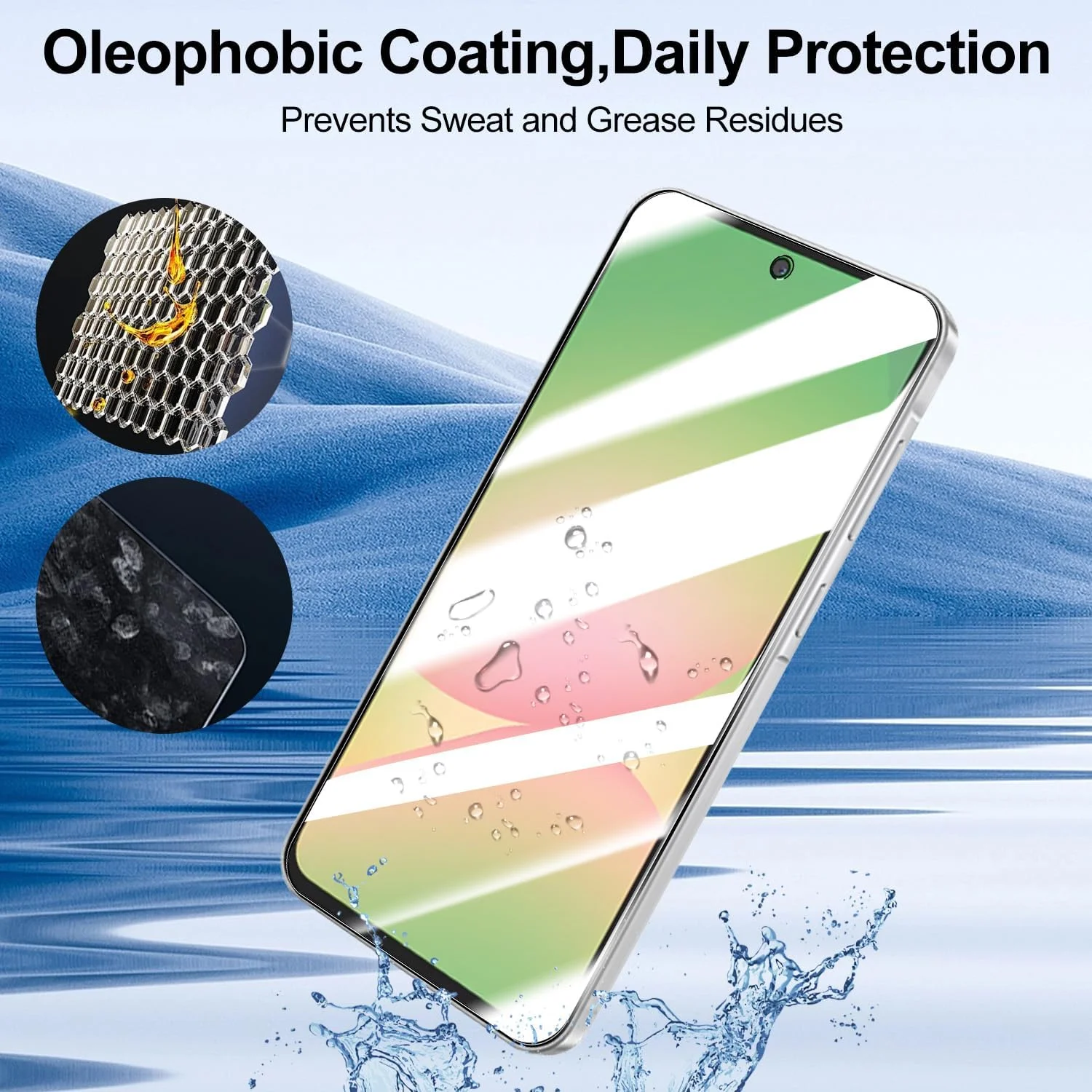 [بسته 4 عددی] محافظ صفحه نمایش شیشه ای حرارت دیده 9H T Tersely برای گوشی سامسونگ گلکسی A56 5G (2025)، همراه با قاب تراز نصب، پشتیبانی از باز کردن قفل اثر انگشت، سازگار با قاب، فیلم ضد خش