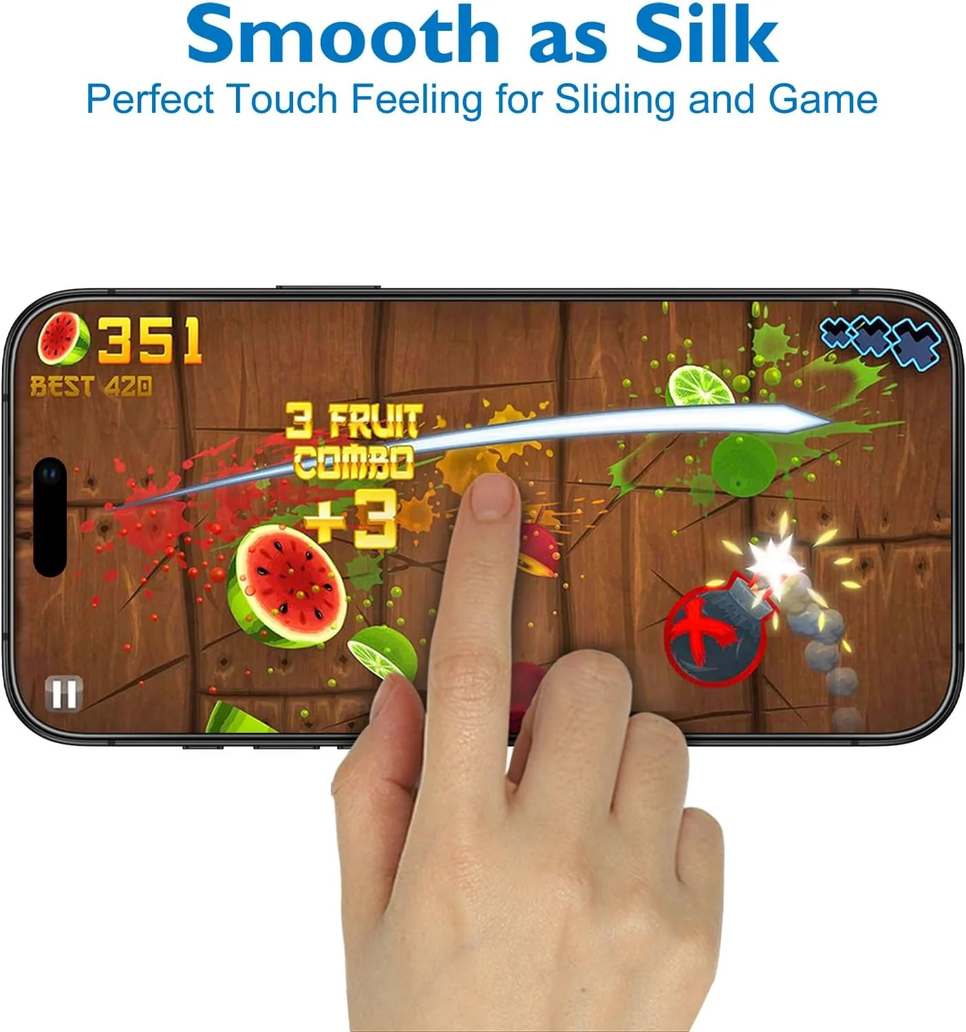 محافظ صفحه نمایش مات Mothca برای آیفون 17/ آیفون 16 پرو، فیلم شیشه ای حرارت دیده، ضد تابش نور و ضد اثر انگشت، سازگار با قاب، نصب آسان بدون حباب - صاف و ابریشمی، 6.3 اینچ (1 عدد)