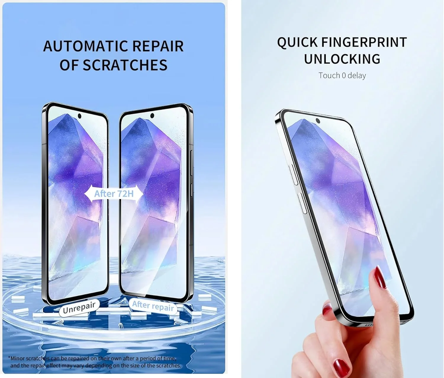 محافظ صفحه نمایش هیدروژل ضد گرد و غبار Yiranzix برای ناتینگ فون (3) 5G سایز 6.67 اینچ، فیلم ژله ای TPU محافظ صفحه نمایش انعطاف پذیر HD شفاف، بازگشایی قفل اثر انگشت، فوق العاده نازک، بسته 2 عددی محافظ صفحه نمایش هیدروژل ضد گرد و غبار Yiranzix برای ناتینگ فون (3) 5G سایز 6.67 اینچ، فیلم ژله ای TPU محافظ صفحه نمایش انعطاف پذیر HD شفاف، بازگشایی قفل اثر انگشت، فوق العاده نازک، بسته 2 عددی