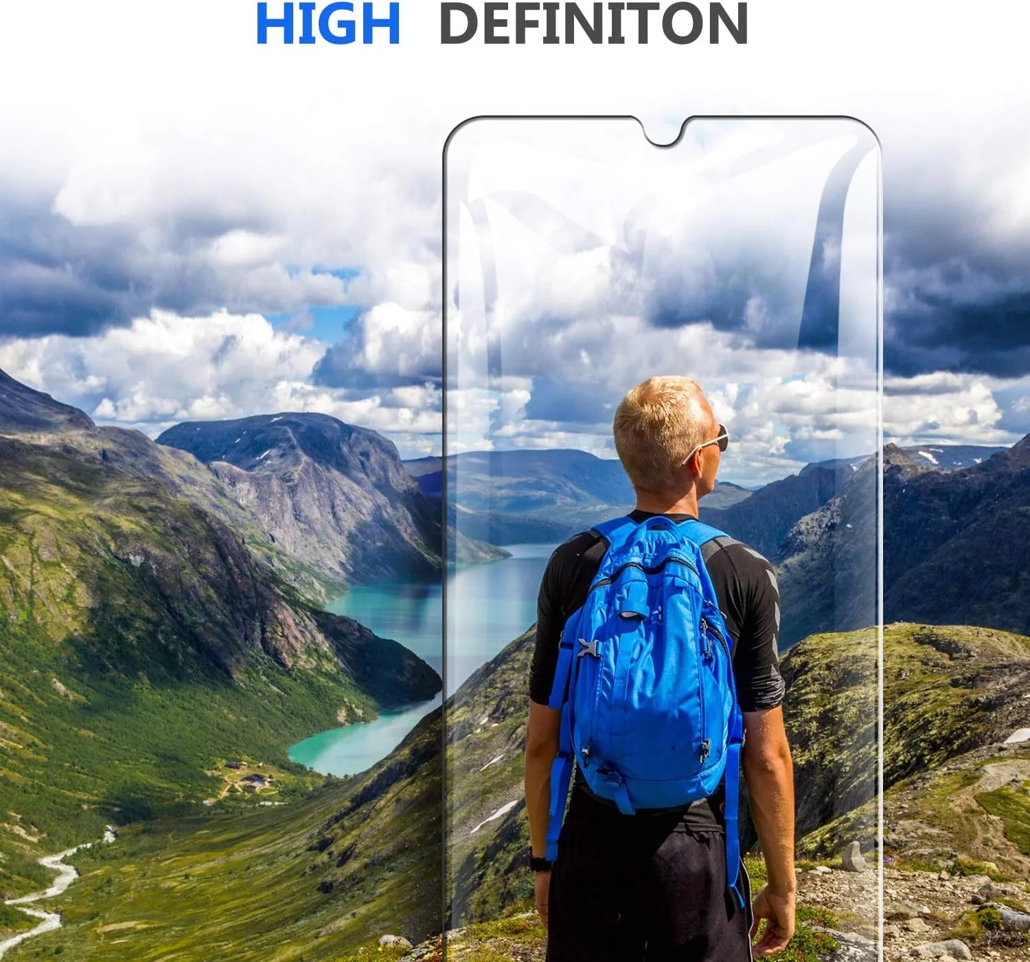 محافظ صفحه نمایش شیشه ای حرارت دیده ELTD برای گوشی سامسونگ گلکسی A70، وضوح HD و نصب آسان بدون حباب محافظ صفحه نمایش شیشه ای حرارت دیده ELTD برای گوشی سامسونگ گلکسی A70، وضوح HD و نصب آسان بدون حباب