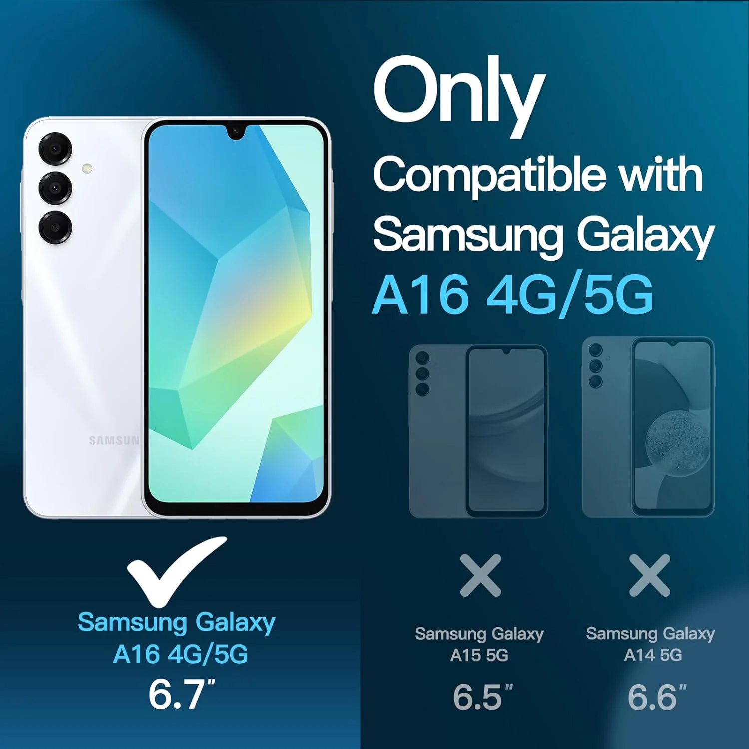 محافظ صفحه نمایش JETech برای گوشی سامسونگ گلکسی A16 5G / 4G با صفحه نمایش 6.7 اینچی، فیلم شیشه ای حرارت دیده 9H، ضد خش، شفافیت HD، بسته 3 عددی محافظ صفحه نمایش JETech برای گوشی سامسونگ گلکسی A16 5G / 4G با صفحه نمایش 6.7 اینچی، فیلم شیشه ای حرارت دیده 9H، ضد خش، شفافیت HD، بسته 3 عددی