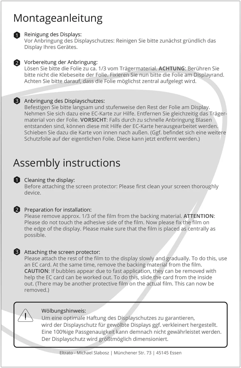 محافظ صفحه نمایش Slabo بسته 3 عددی برای ناتینگ فون (3a) / (3a) Pro، لوازم جانبی فیلم محافظ صفحه نمایش شفاف