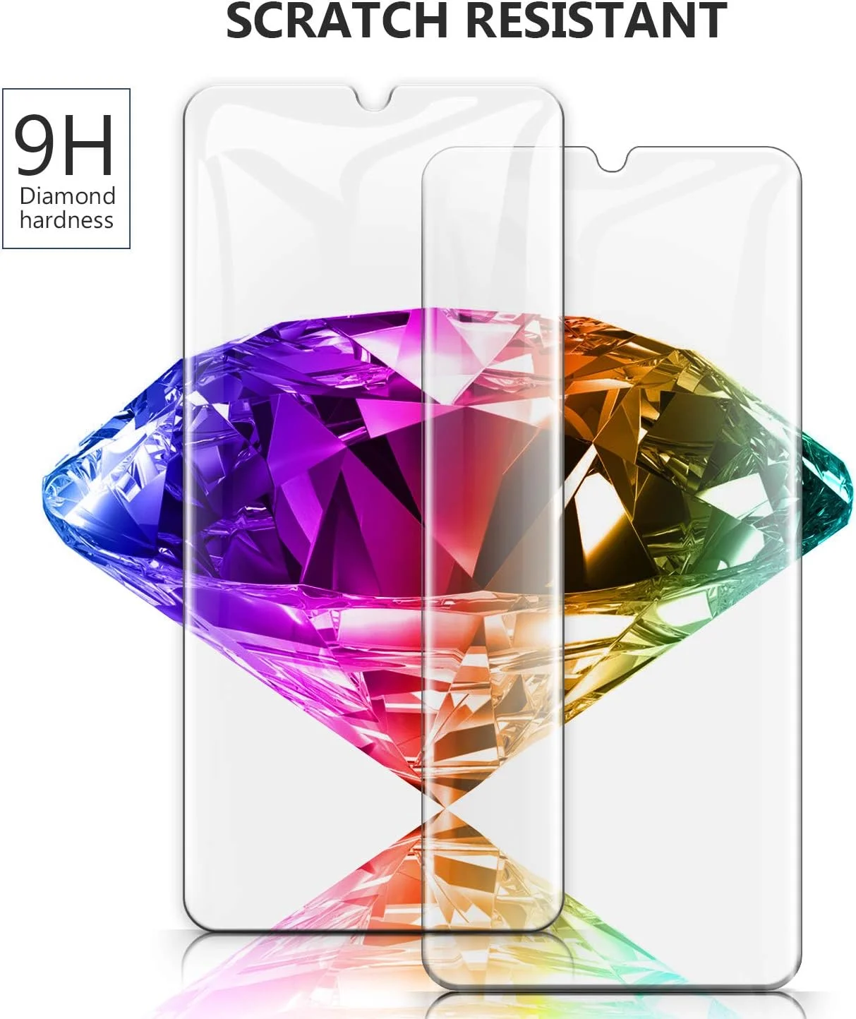 محافظ صفحه نمایش شیشه ای حرارت دیده ELTD برای گوشی سامسونگ گلکسی A70، وضوح HD و نصب آسان بدون حباب محافظ صفحه نمایش شیشه ای حرارت دیده ELTD برای گوشی سامسونگ گلکسی A70، وضوح HD و نصب آسان بدون حباب