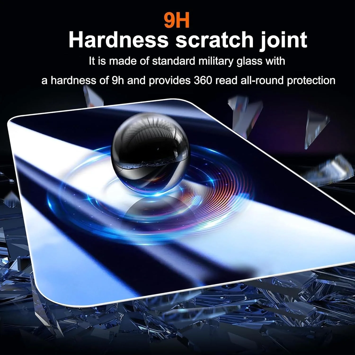 محافظ صفحه نمایش Gruattreay سازگار با Nothing CMF Phone 1 5G، [2 عدد] شیشه حرارت دیده با سختی 9H، فوق العاده مقاوم در برابر خراش و اثر انگشت، شیشه حرارت دیده HD برای Nothing CMF Phone 1