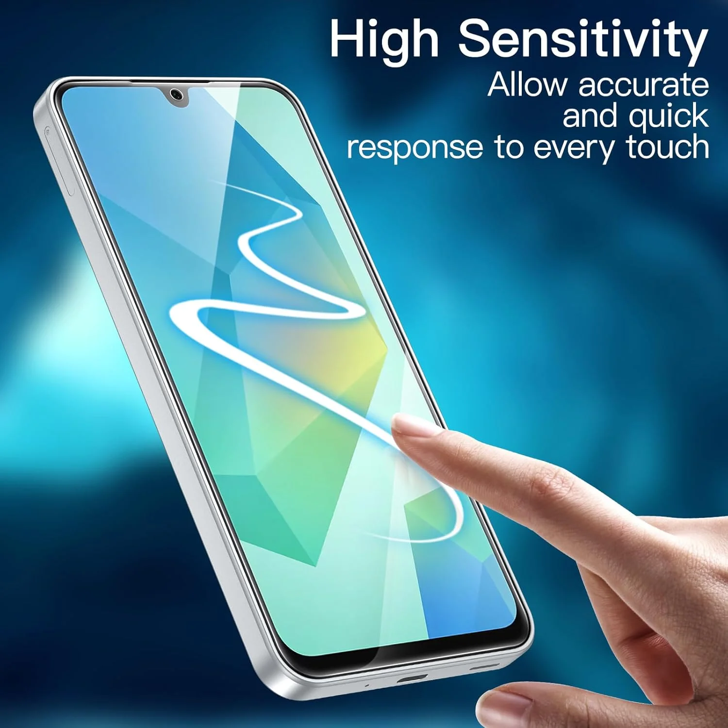 محافظ صفحه نمایش JETech برای گوشی سامسونگ گلکسی A16 5G / 4G با صفحه نمایش 6.7 اینچی، فیلم شیشه ای حرارت دیده 9H، ضد خش، شفافیت HD، بسته 3 عددی محافظ صفحه نمایش JETech برای گوشی سامسونگ گلکسی A16 5G / 4G با صفحه نمایش 6.7 اینچی، فیلم شیشه ای حرارت دیده 9H، ضد خش، شفافیت HD، بسته 3 عددی