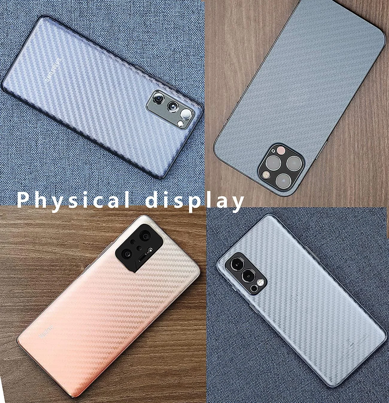 محافظ پشت گوشی سازگار با Nothing Phone 3a Pro، [4 عدد] فیلم نرم PET فوق العاده نازک 0.1 میلی متری پشت [ضد لغزش] [ضد اثر انگشت]