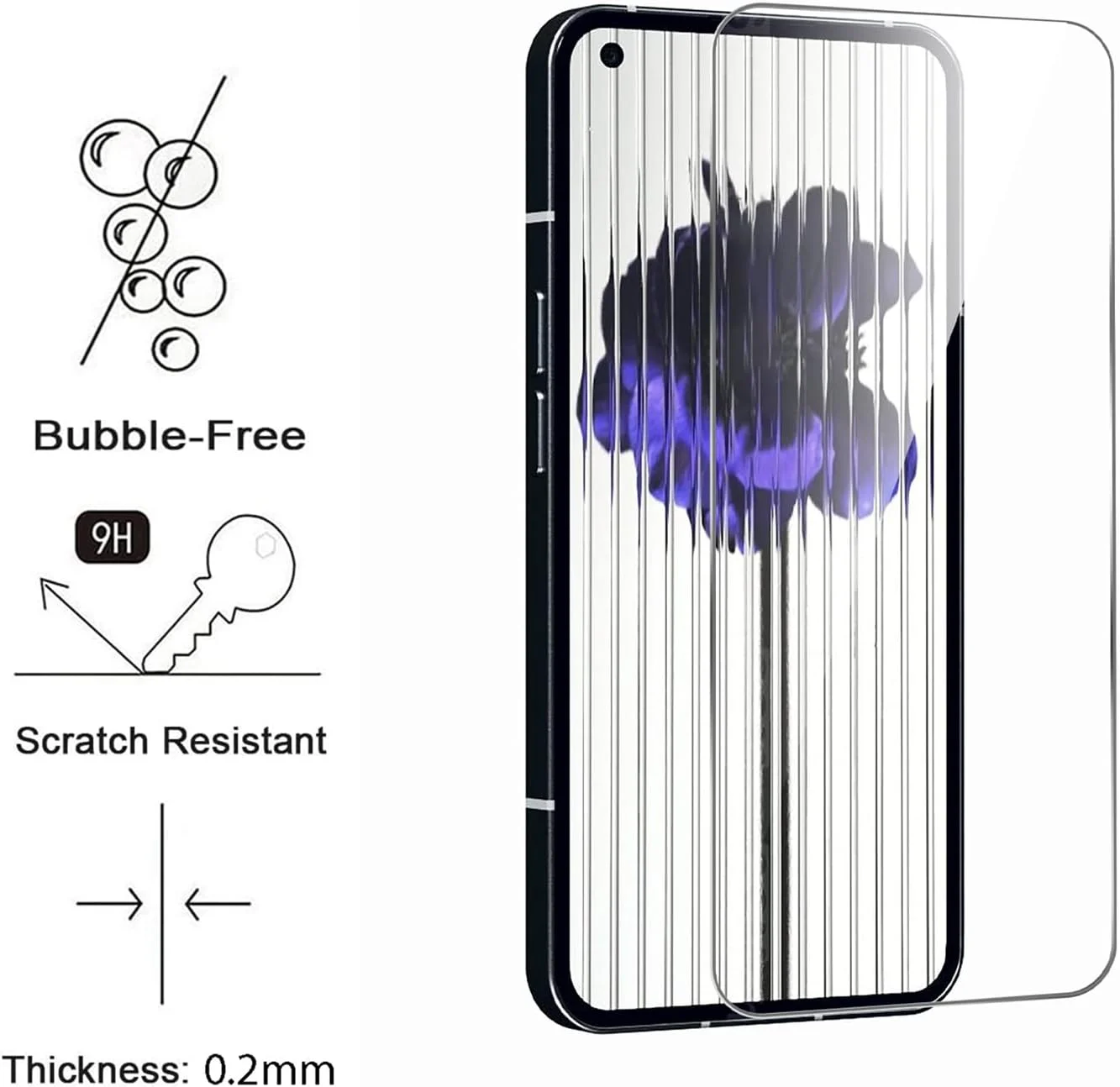 GIOPUEY [4 Piece Screen Protectors Compatible with Nothing Phone (1), Soft TPU with High Transmittance, Very Thin, Scratch-Resistant, Compatible Case GIOPUEY [4 Piece Screen Protectors Compatible with Nothing Phone (1), Soft TPU with High Transmittance, Very Thin, Scratch-Resistant, Compatible Case